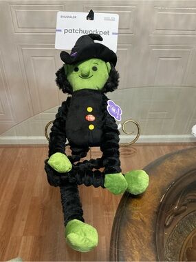 Brand New Patchwork 24" Witch Long Legs Squeakers , Cuddle, Sleeping Buddy New
